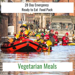 28 Day Ready to Eat  Emergency Food Pack Vegetarian